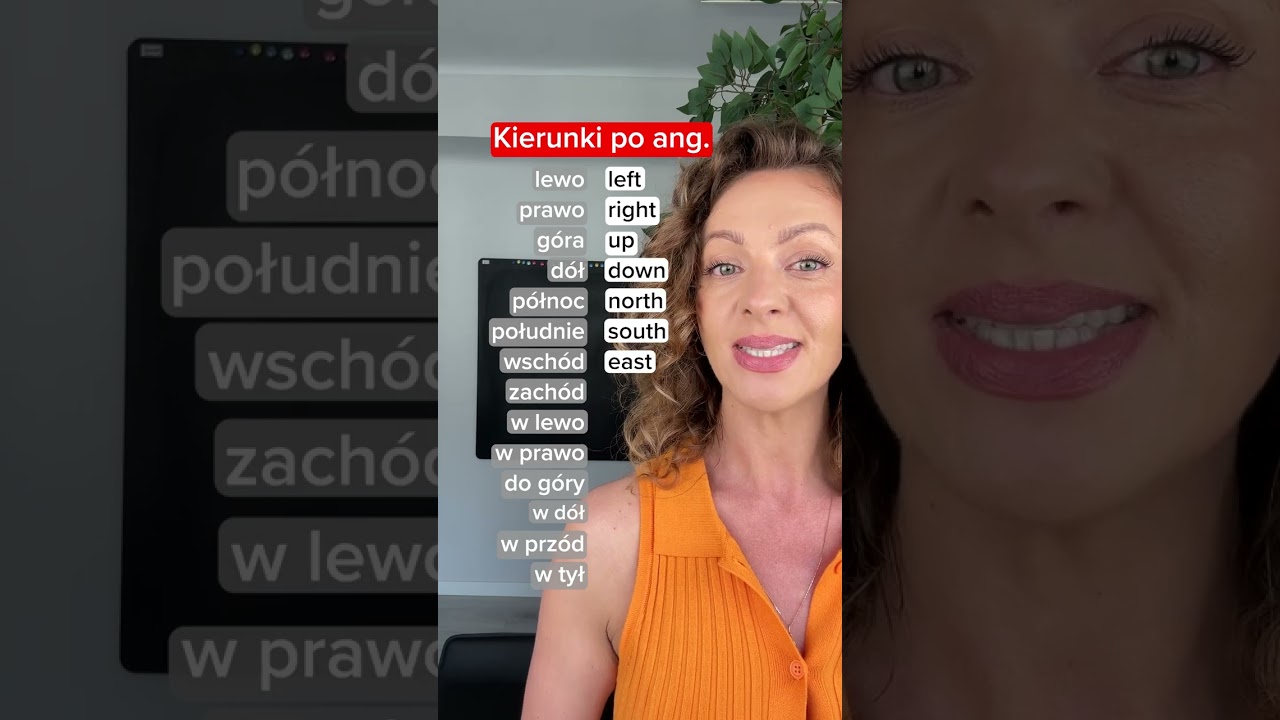 Wszystkie kierunki po angielsku