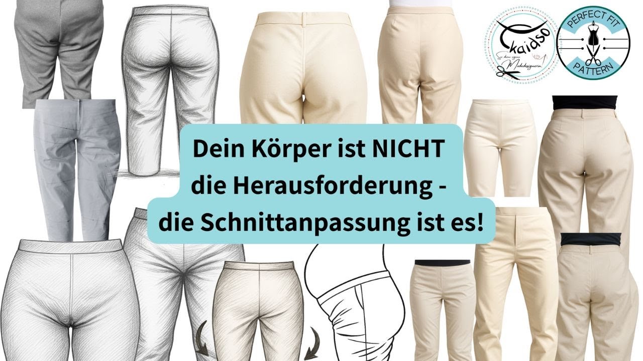 Hosenschnittmuster perfekt anpassen – Basic Fit Pattern