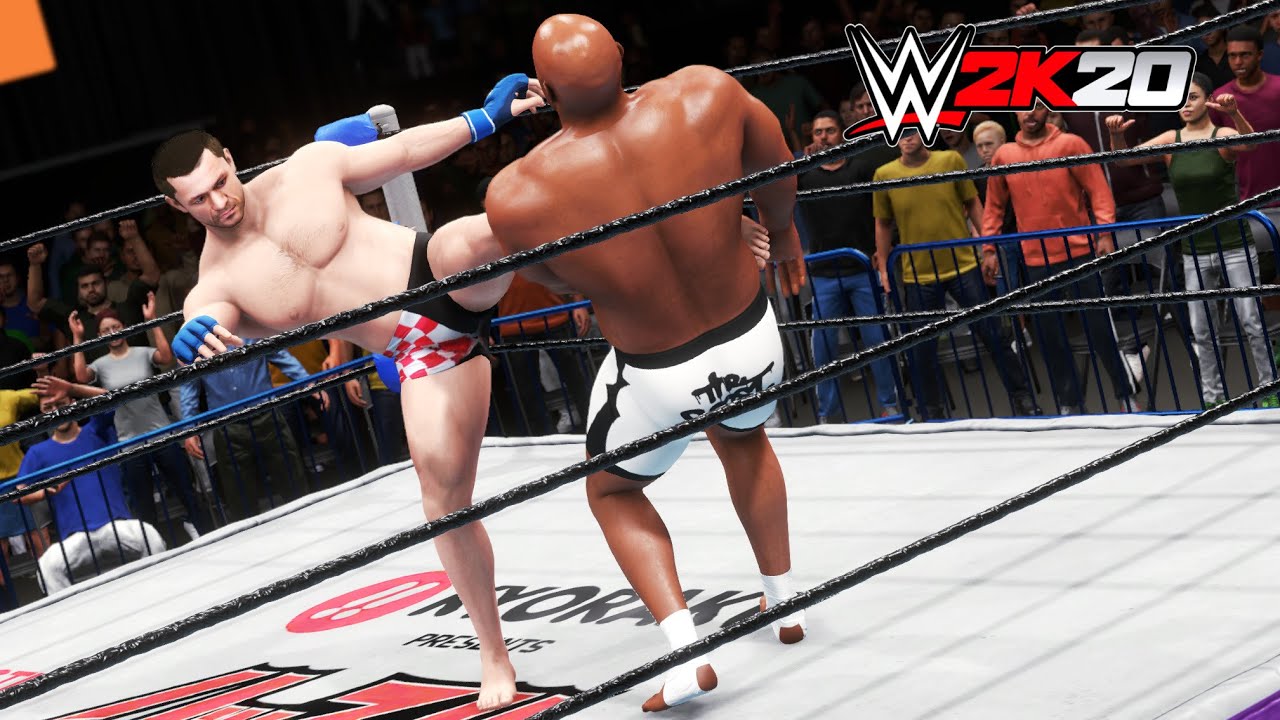 WWE 2K20 ボブ・サップ vs ミルコ・クロコップ / Bob Sapp vs Mirko Cro Cop (CPU vs CPU)