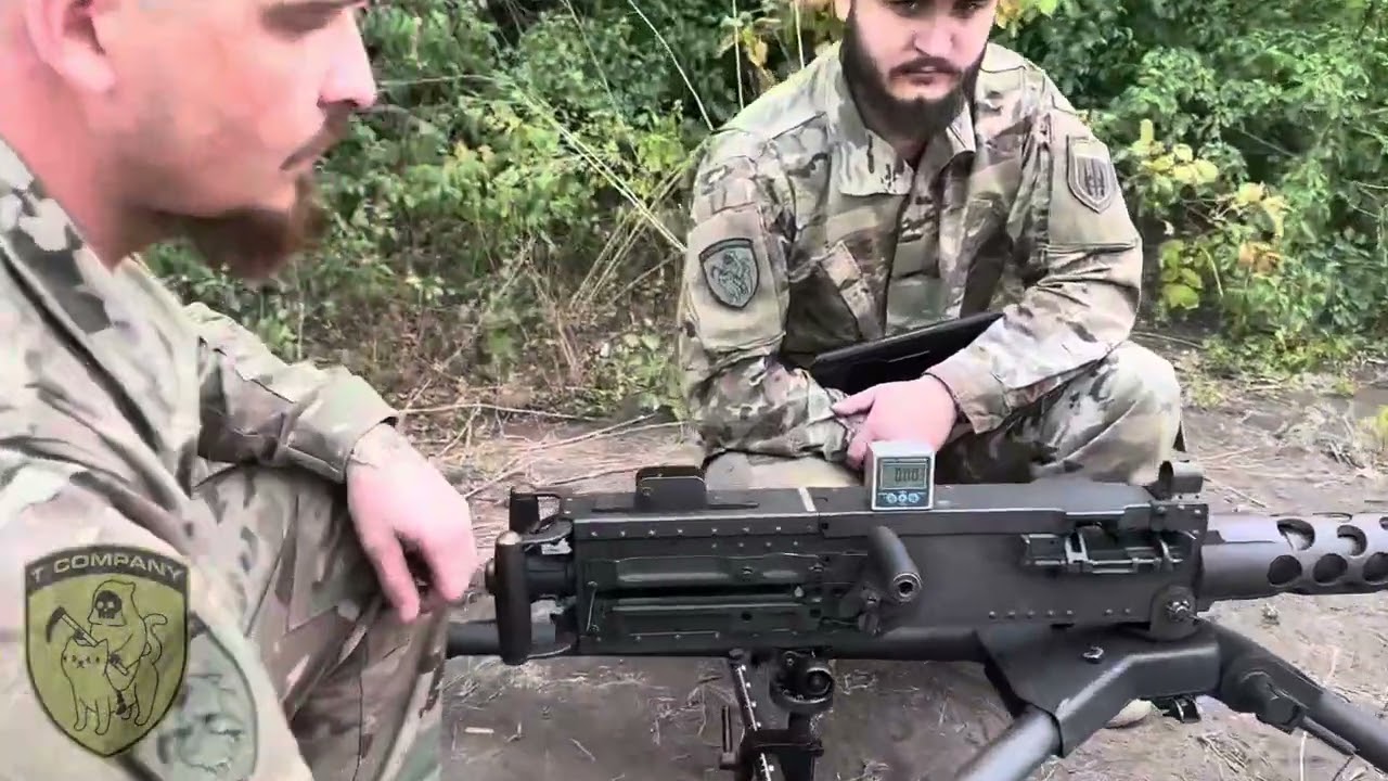 Наведення Browning M2 навісною траєкторією від бійців TCOMPANY