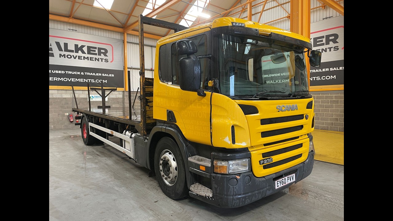 New In Stocklist For Sale: SCANIA P230 EURO 5 18 TONNE 4X2 FLATBED - 2010 - EY60 PVV