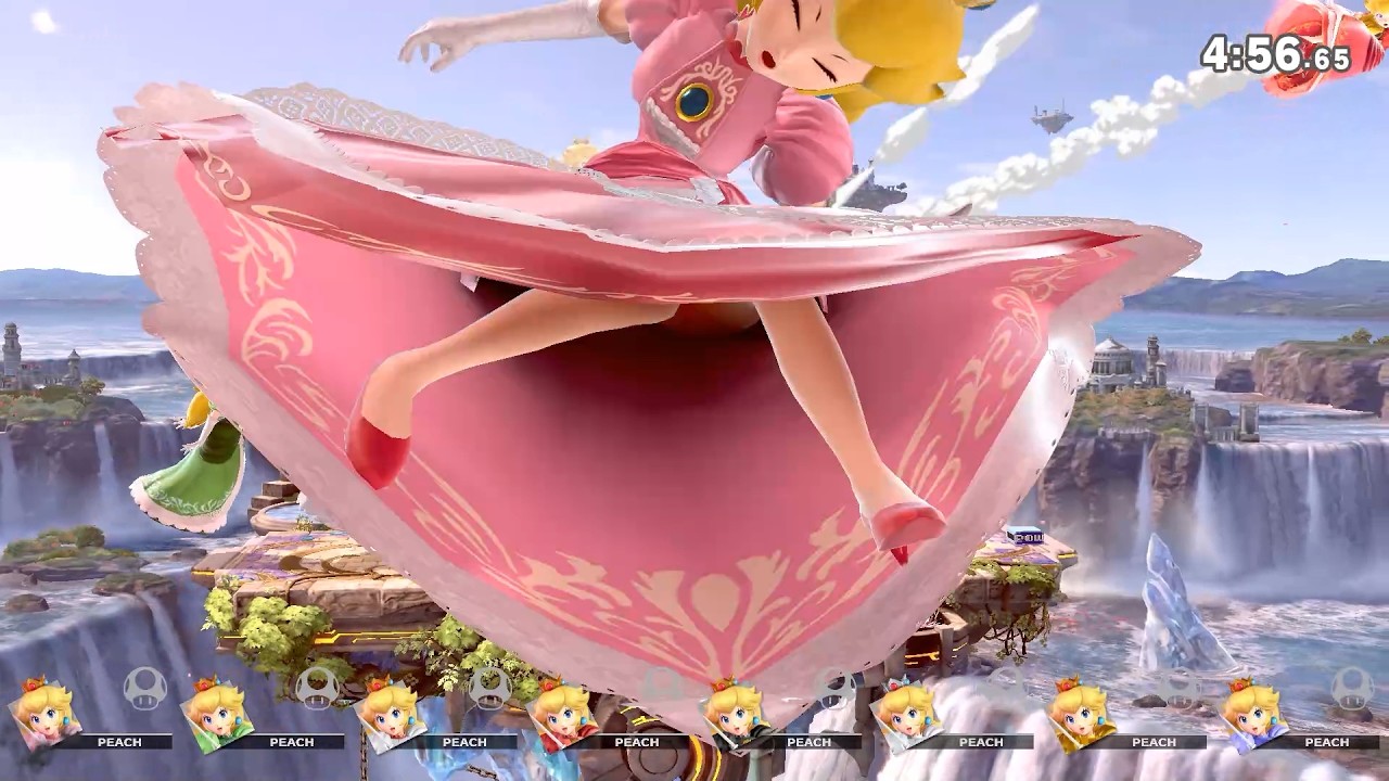 Smash Ultimate - 8 Mega Giants Peaches Battle (Only Blast and Screen KO)