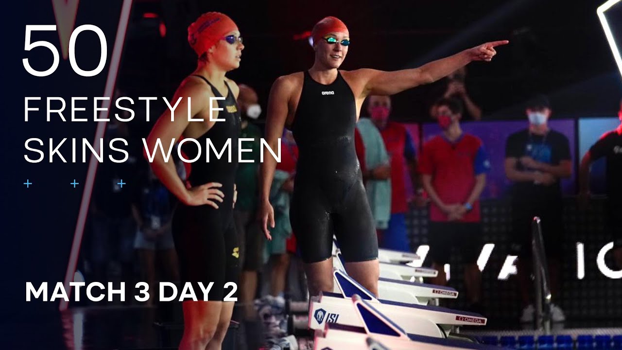 ISL SEASON 3 | MATCH 3 DAY 2 Women's 50m Freestyle Skins