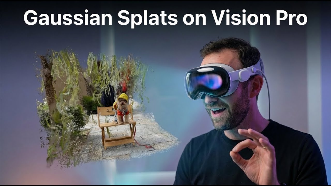 Объяснение алгоритма Gaussian Splats: модель SHARP от Apple и Vision Pro