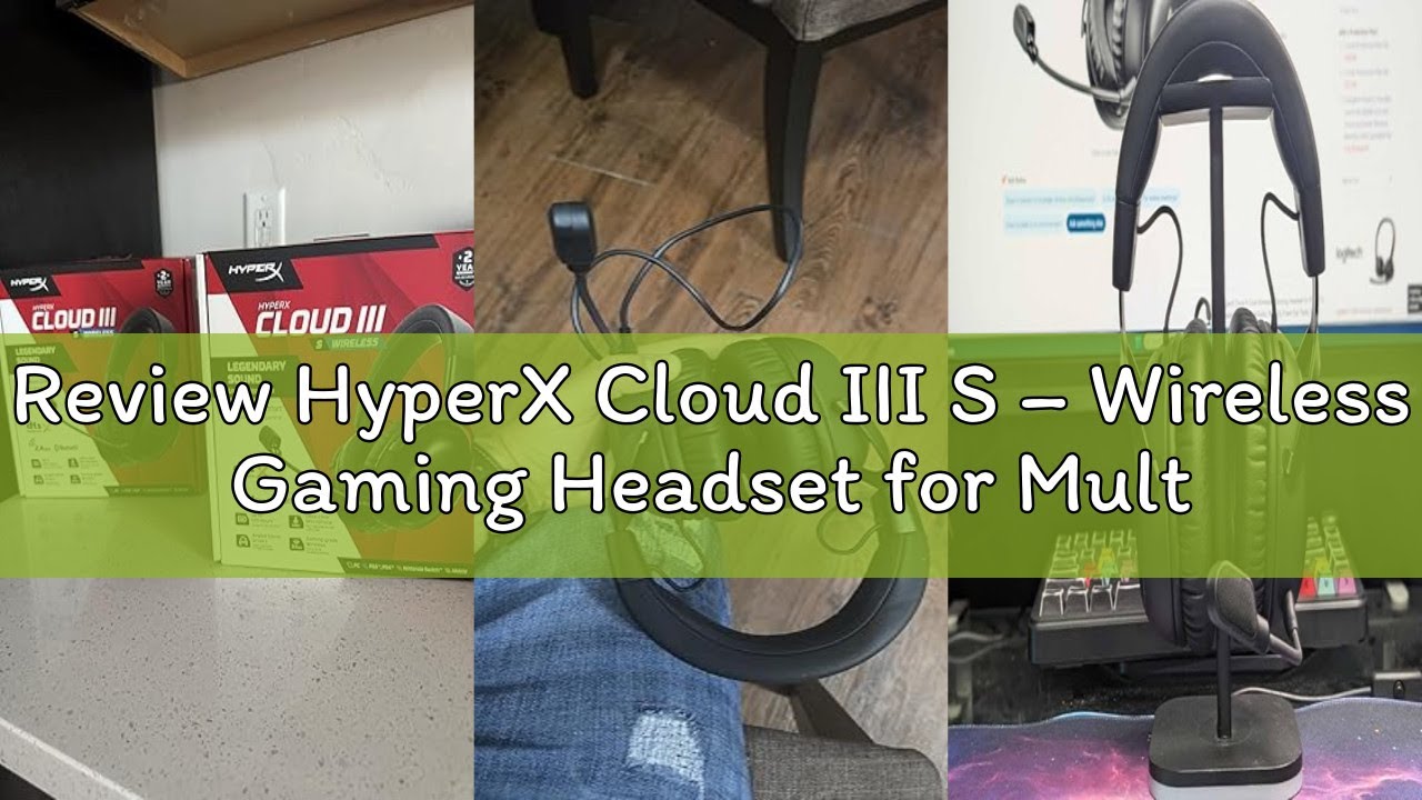 Review HyperX Cloud III S – Wireless Gaming Headset for Multi-Platform, 2.4GHz, Bluetooth, Battery L