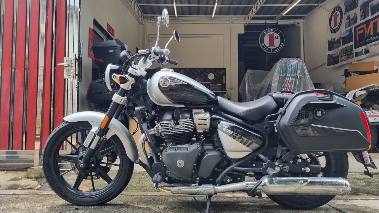 แนะนำวิธีการติดตั้งกล่องข้างพร้อมแร็คข้างRoyal Enfield Super Meteor 650 