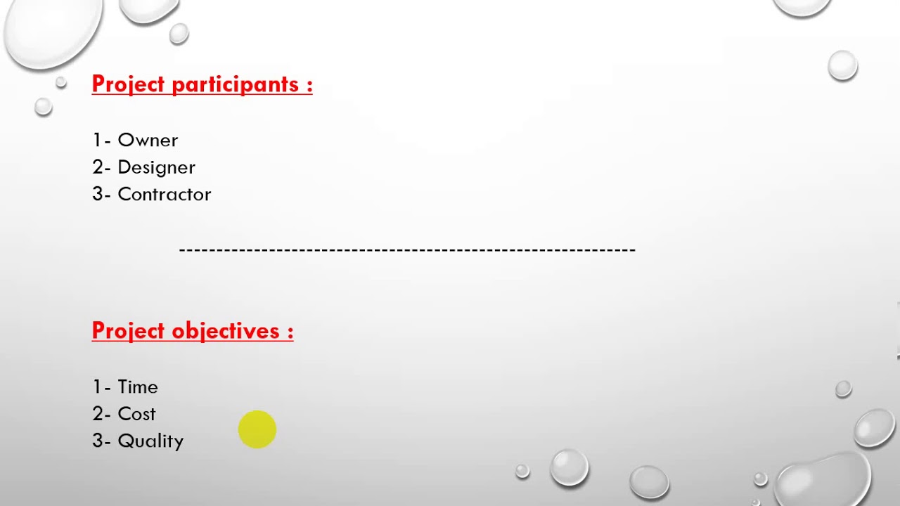 Introduction to project management