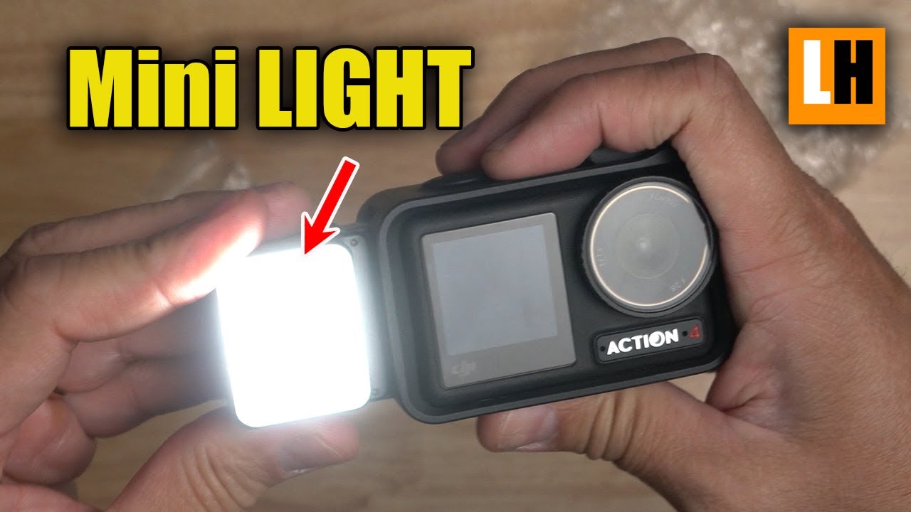 Ulanzi LM18 Mini LED Light for DJI Osmo Action Cams - Must Have Accessory!