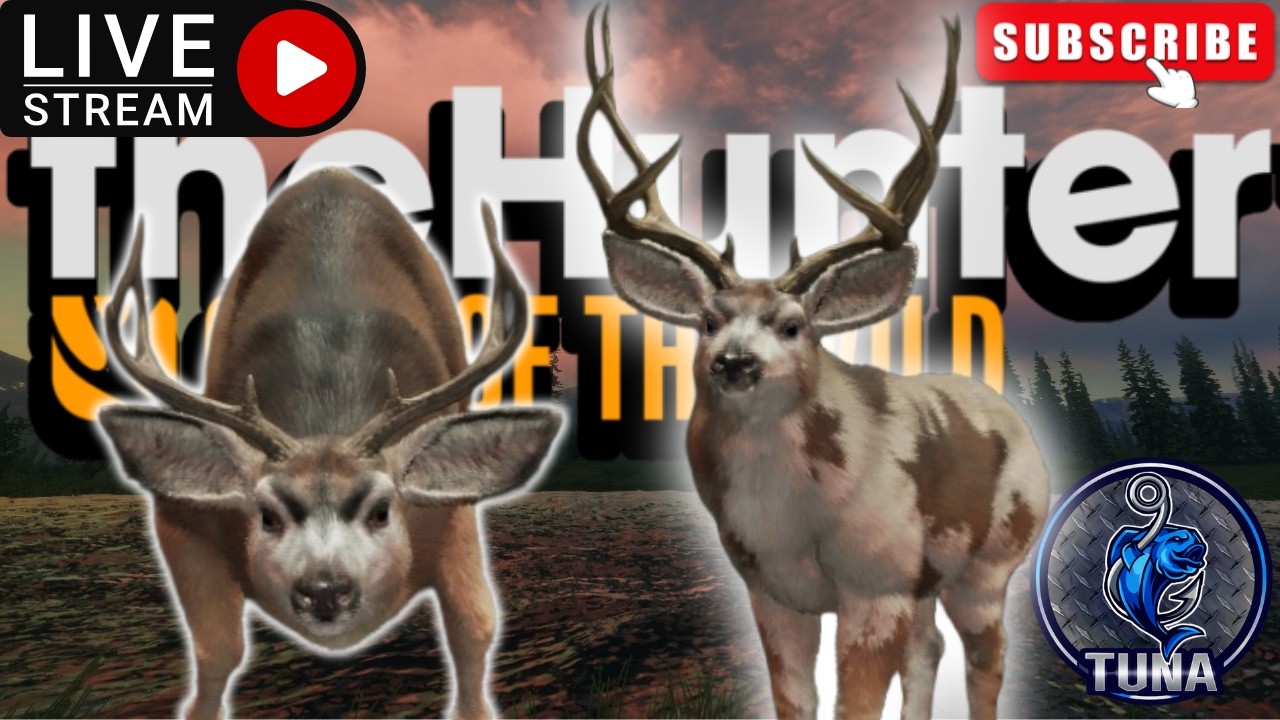 🔴TheHunter: Call Of The Wild Grinding Mule Deer On Askie Ridge! [LIVE] [PORTRAIT] #cotw