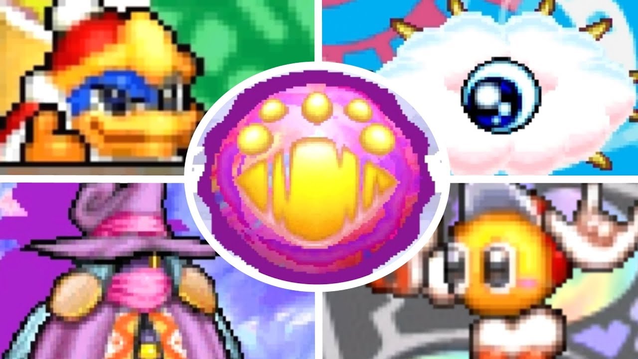 Kirby Canvas Curse - All Bosses (No Damage)