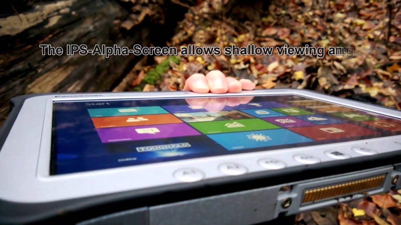 Panasonic Toughpad FZ-G1 - Outdoor-Action, dropped, frozen and baked...