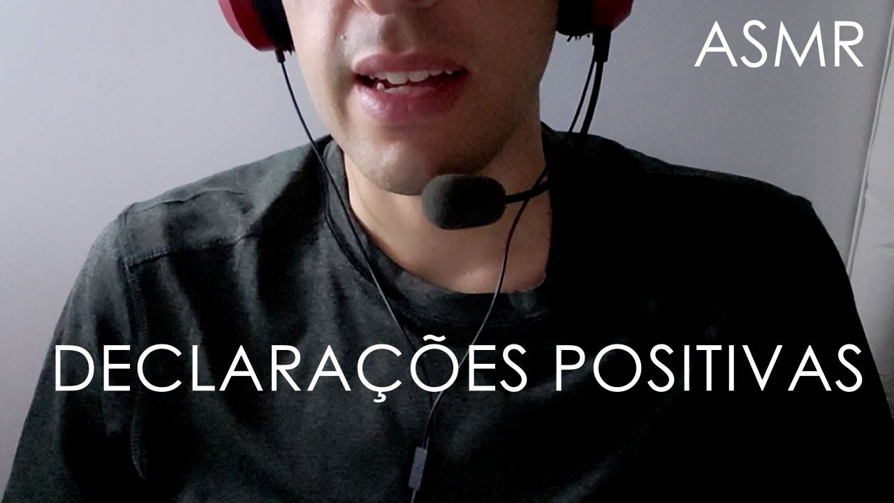ASMR declarações positivas para você
