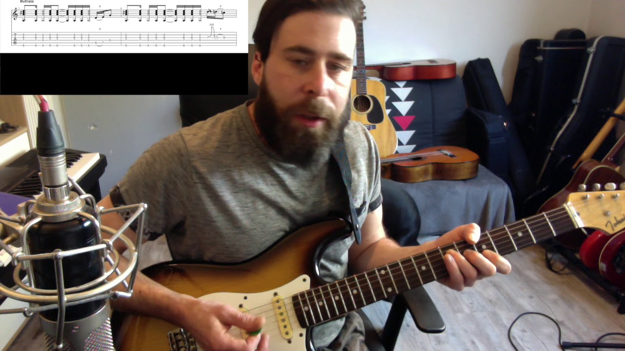 How To Play Blues Rock Style (Le Riff Tutoriel Guitare et tablature)
