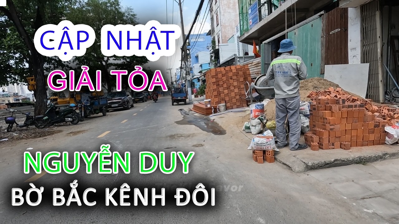 Очистка берегов канала - Обновление: Сегодня завершена очистка пристани Нгуен Дуй, северный берег...