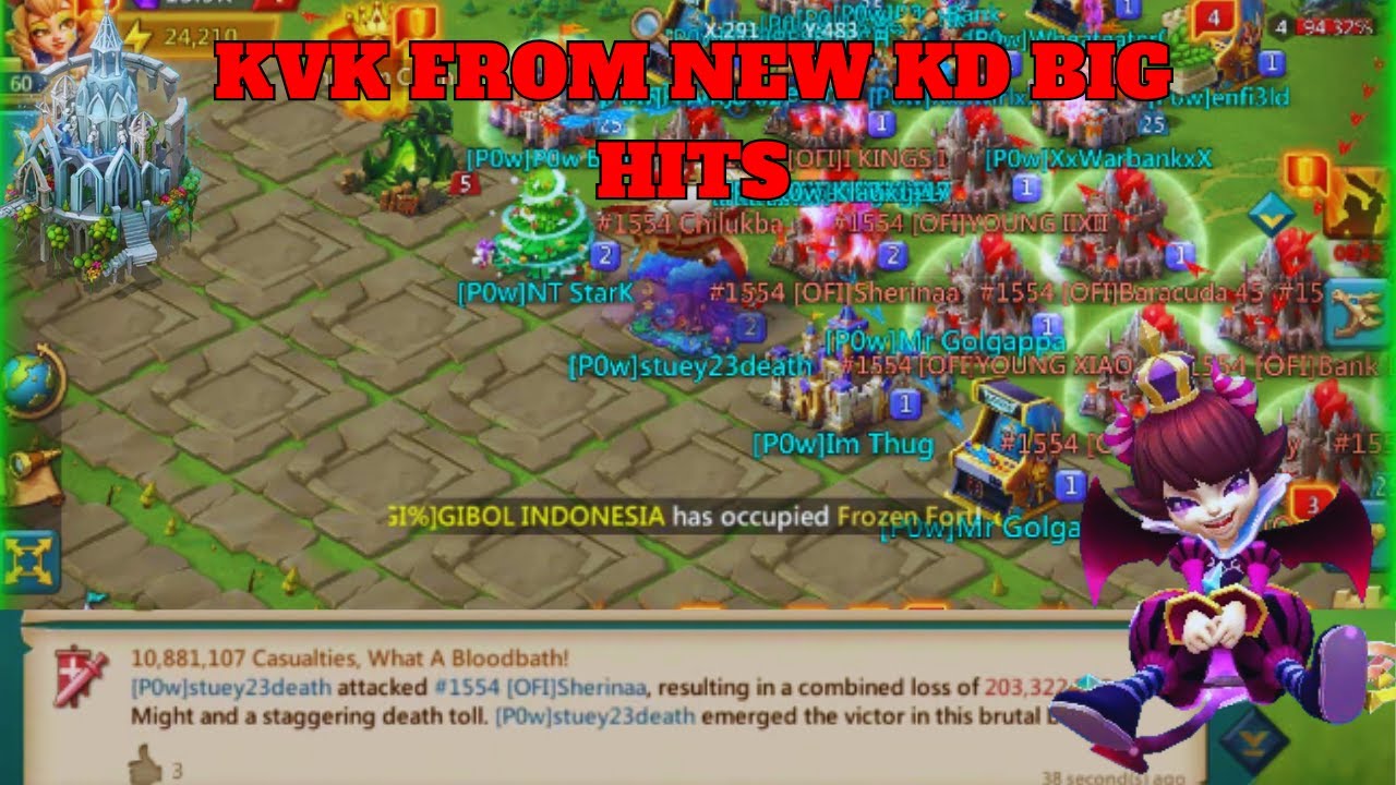 Lordsmobile:-Kvk From New KD Biggest Hits Of Whole KVK ( Mini Lead Action)