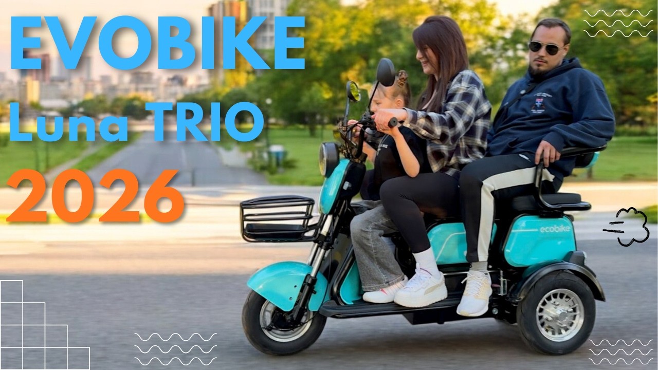 ECOBIKE Luna TRIO Li-ion 60V 23Ah