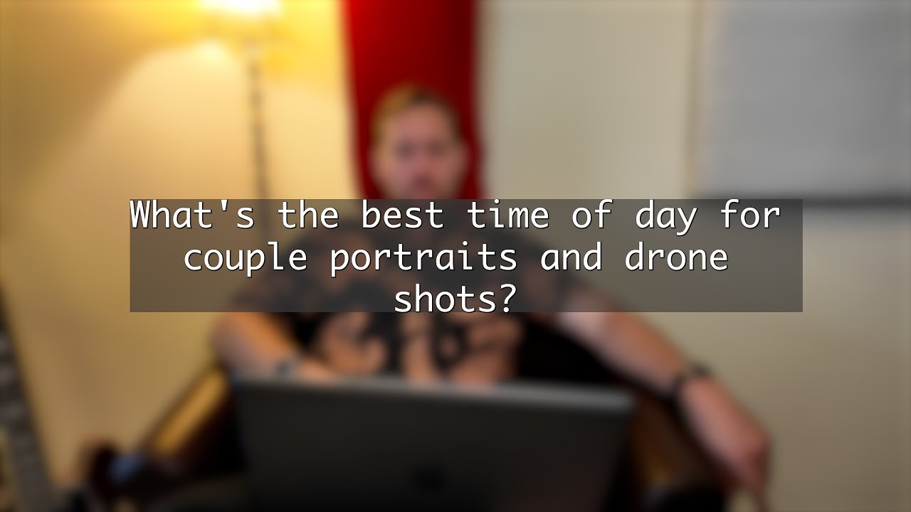 Best Time for Wedding Couple Portraits & Drone Shots | Öröm Wedding Films