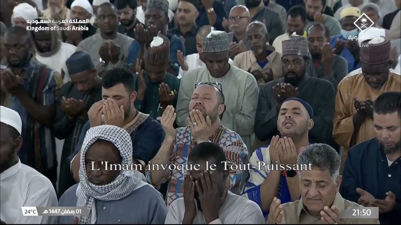 دعاء خاشع ومؤثر للشيخ د.صلاح البدير⁩ من المسجد النبوي الشريف بـ ⁧المدينة المنورة⁩ 1 ⁧رمضان⁩ 1447هـ.