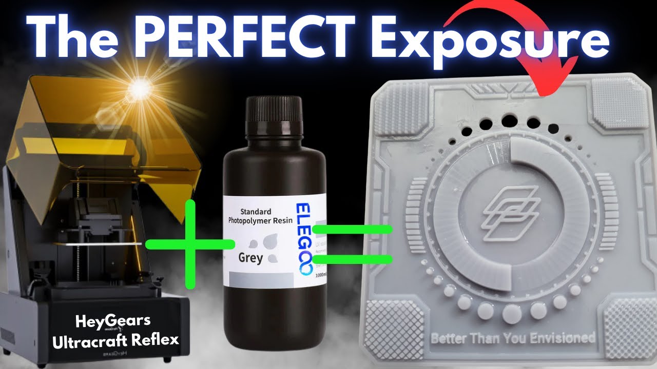 Elegoo Resin & HeyGears Ultracraft Reflex  A Perfect 3D Print