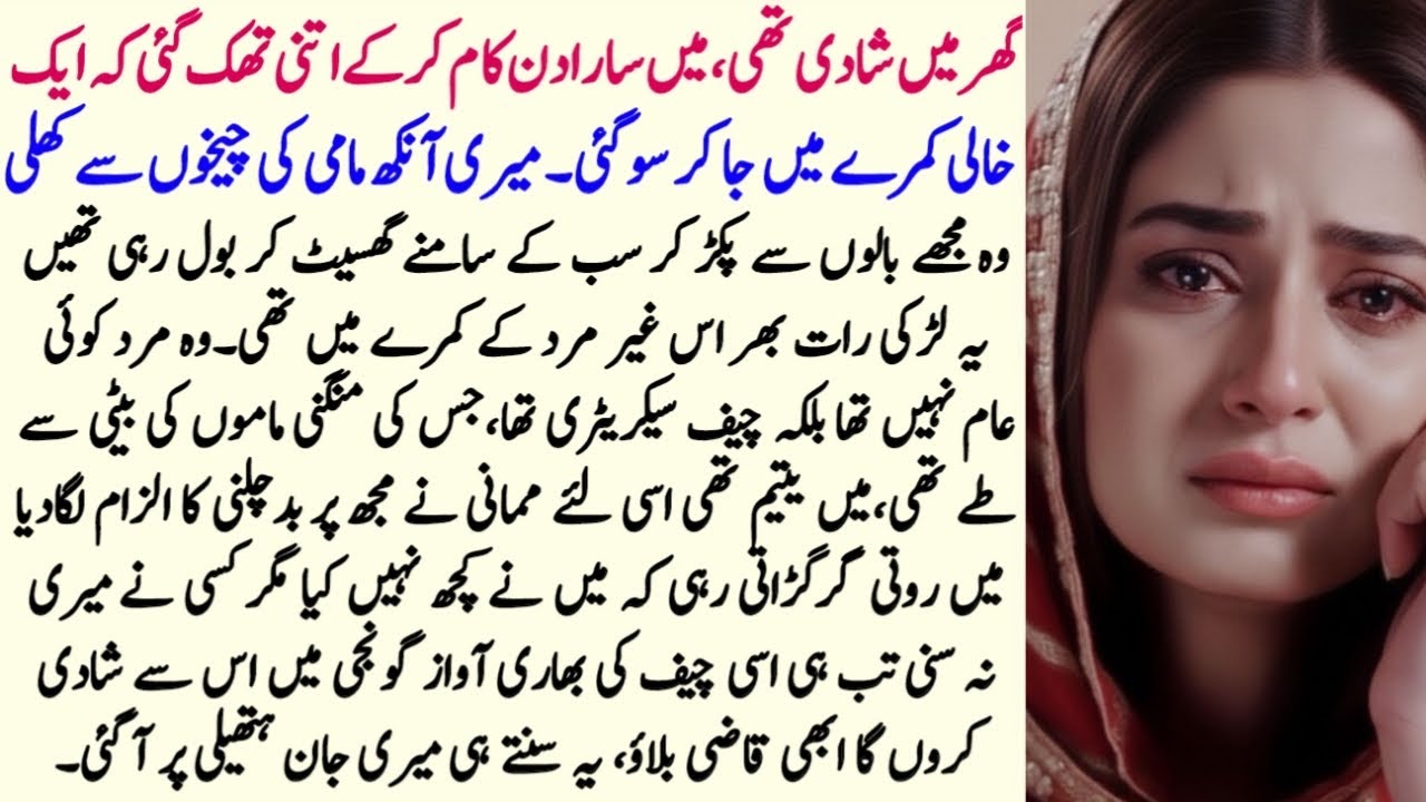 False Ilzaam On Yateem Girl || Commissioner Ne Nikah Ka Faisla Kar Diya | Islamic Lessonable Story
