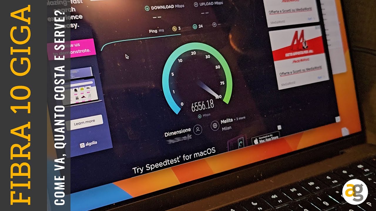 FIBRA 10 Gigabit! COME VA, QUANTO COSTA e a COSA SERVE! PLAY da S23 ultra