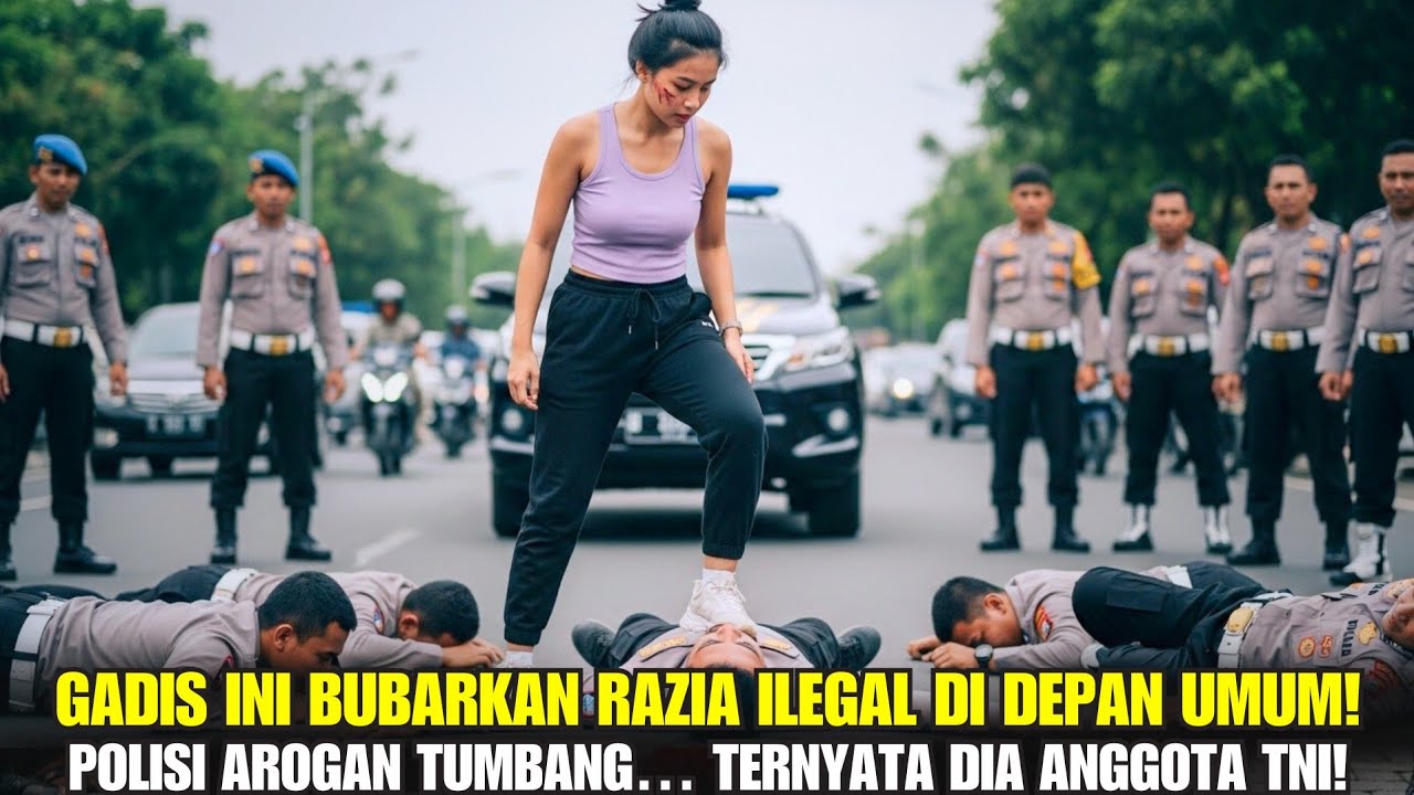 MAMPUS! OKNUM POLISI AROGAN PERAS WARGA—CEWEK CANTIK JADI “KARMA” DI TEMPAT!
