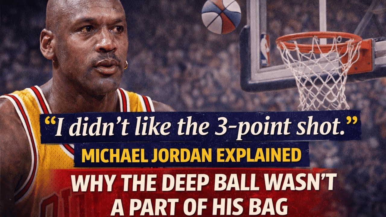 Michael Jordan Reveals Why the 3-Point Shot Was Never a Big Part of His Game