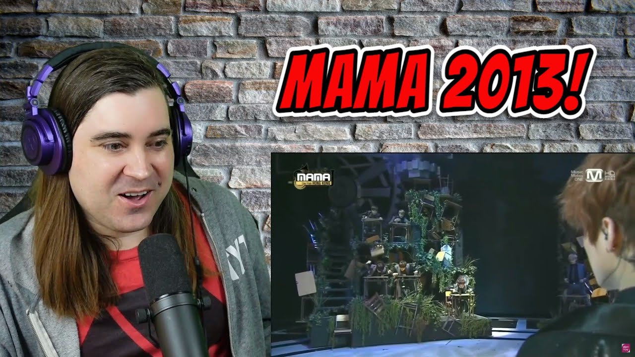 Reacting to EXO 2013 - MAMA Performance!   Growl & Wolf!
