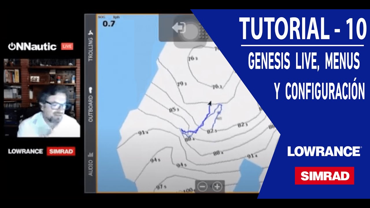 10º Tutorial ONNautic Live: Genesis Live. Prestaciones, opciones de menú, configuración y Manejo.