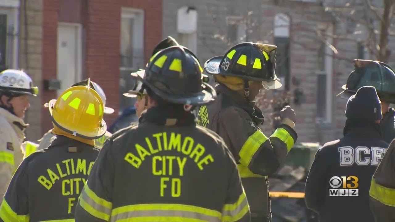 Residents Express Condolences For Baltimore Firefighters Killed In Partial Collapse