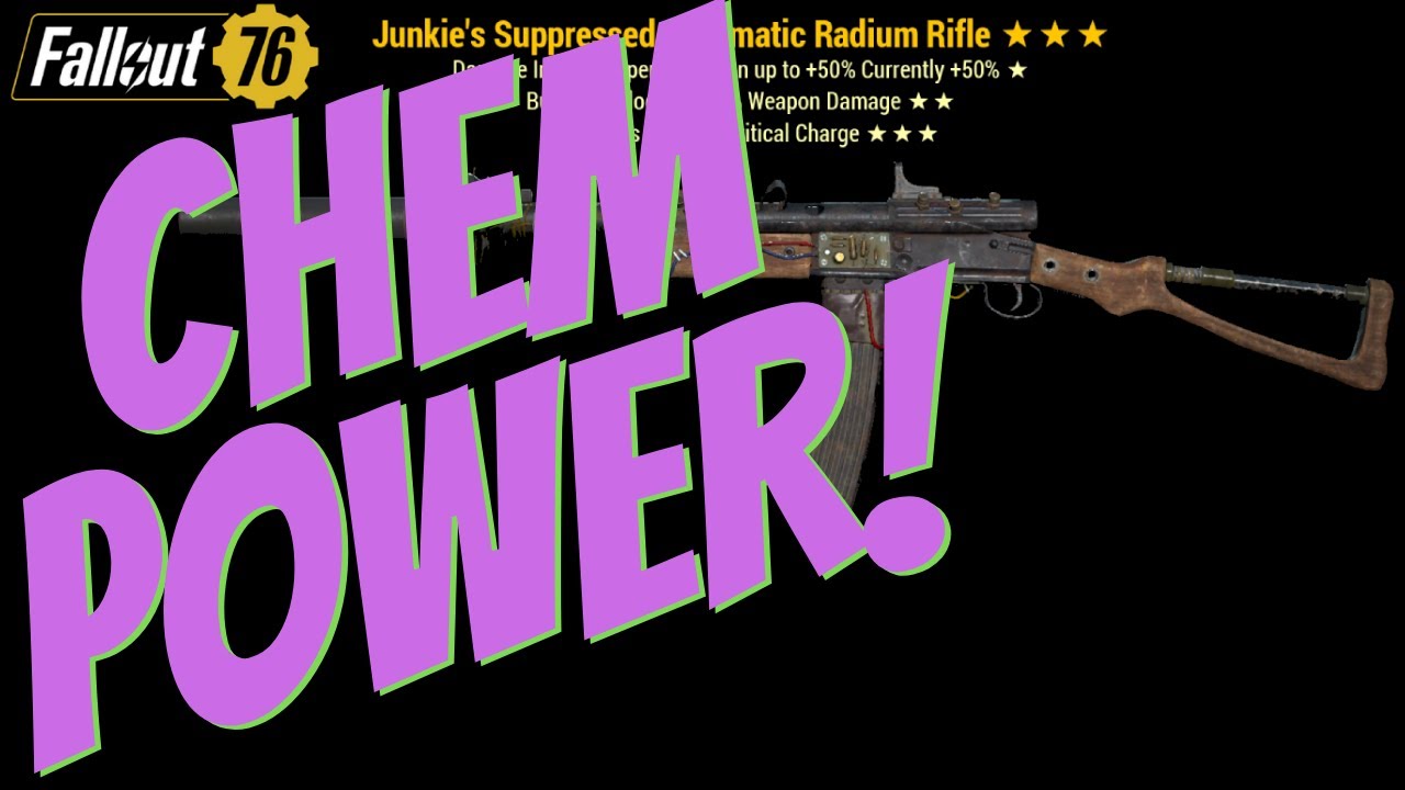 Fallout 76 - Addicted To The Explosive Radium Rifle!