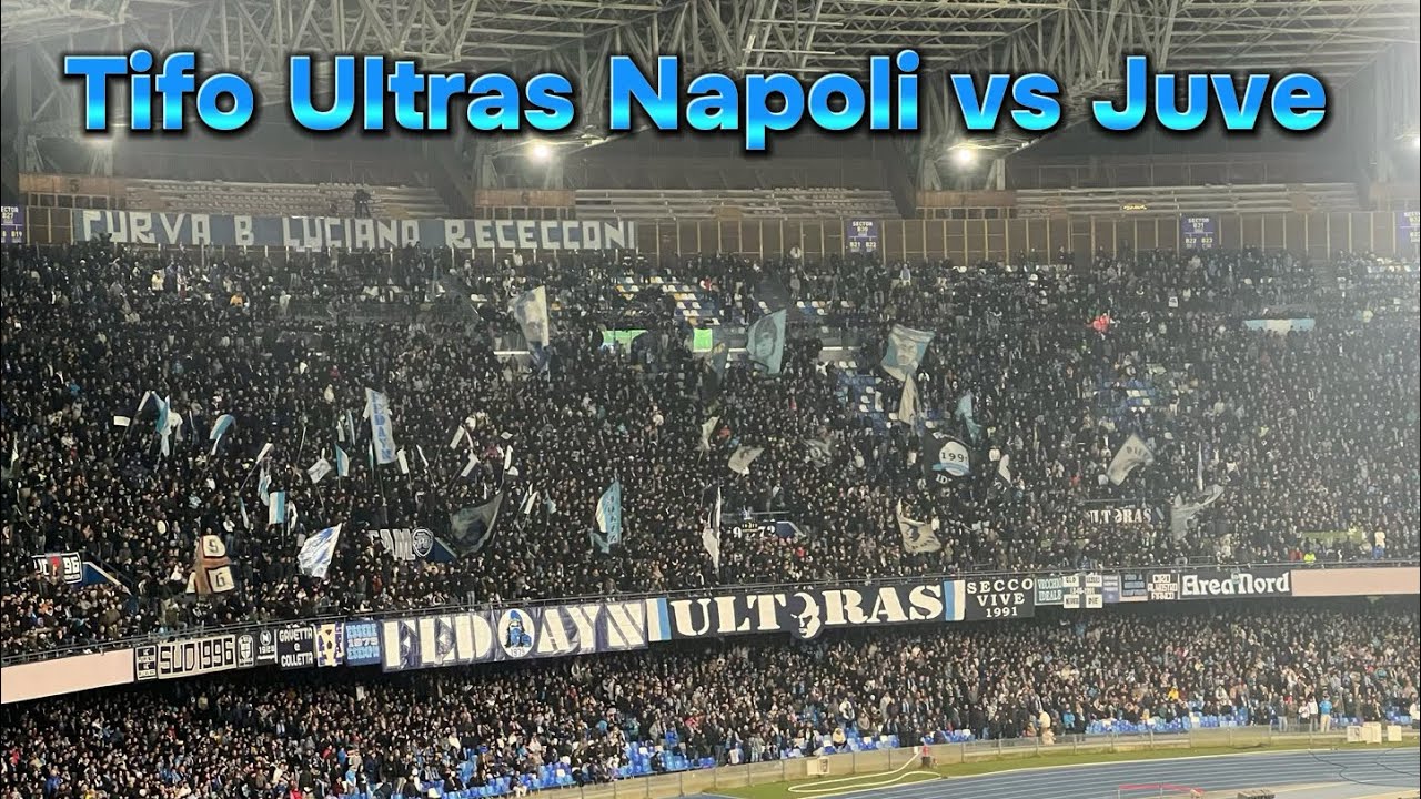Napoli-Juventus 2-1 il tifo degli Ultras Napoli 7/12/25