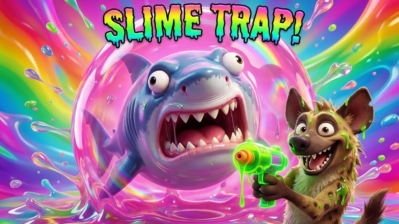 Zig vs Sharko! The Ultimate SLIME GUN Battle – Gone Sticky | Funny Zig & Sharko Animation