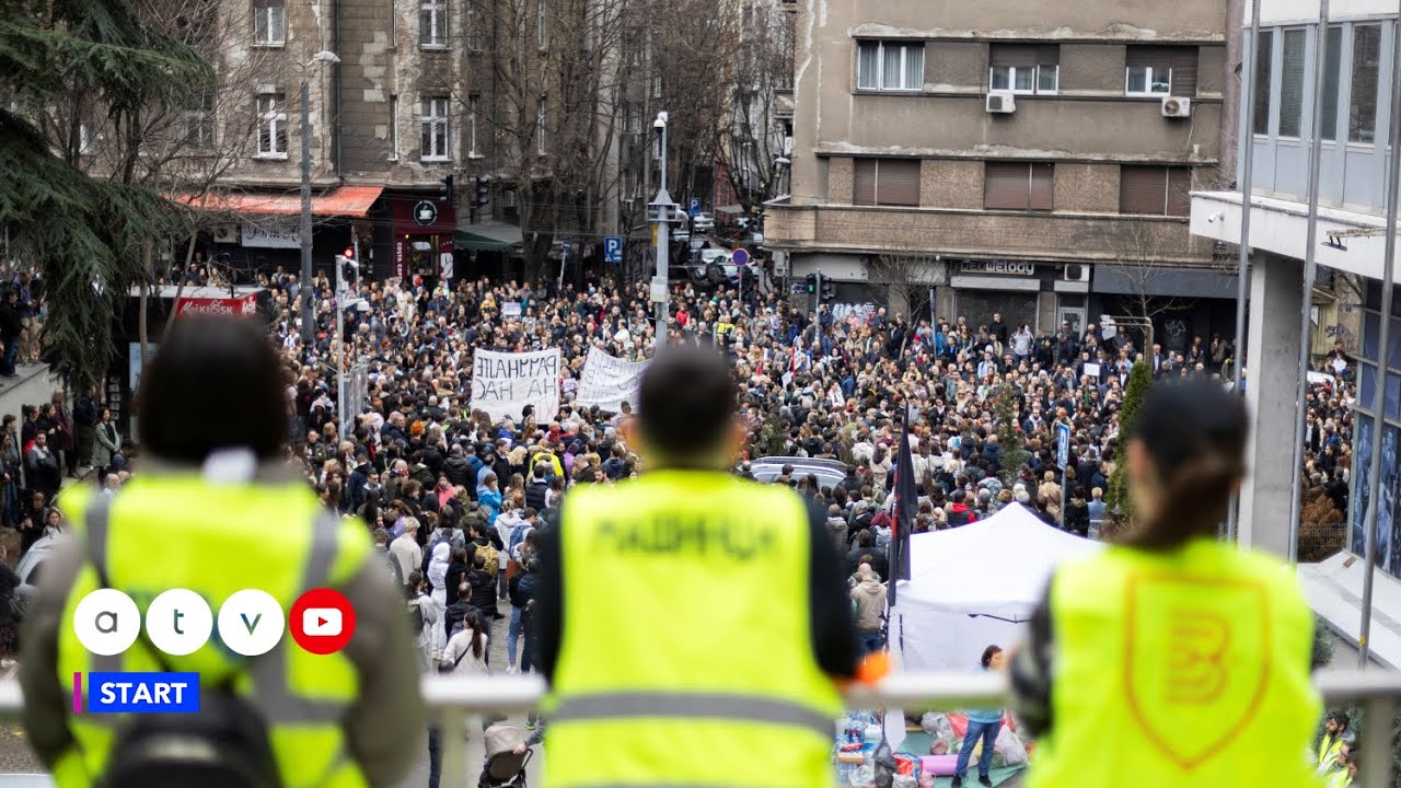 A Vajdas&aacute;gi RTV-t is blok&aacute;d al&aacute; vett&eacute;k a t&uuml;ntető szerb di&aacute;kok, műsorok maradnak el