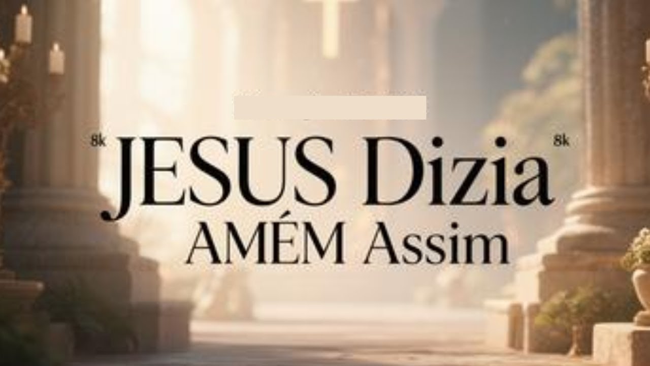 Por Que Jesus Dizia AMÉM Antes e Depois? Revelação em Aramaico