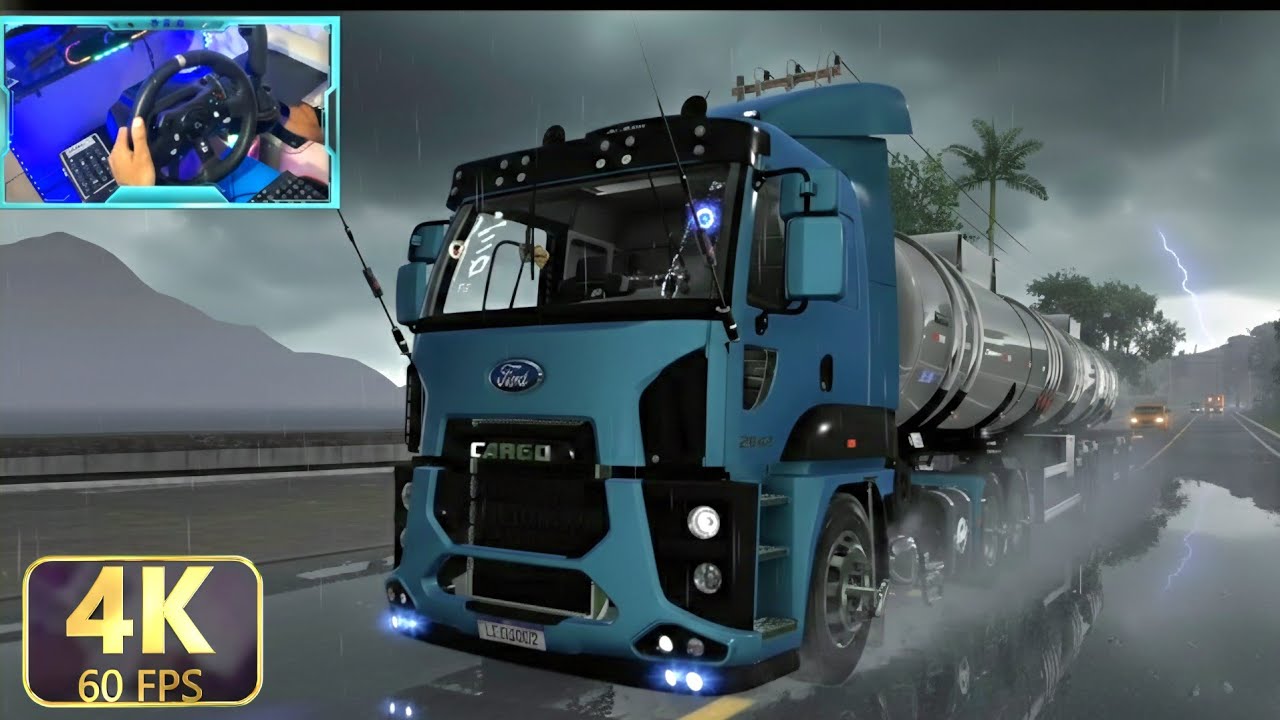 Cruzando o Eldorado Pró com Carga Inflamável no ETS2/PARTE #2 