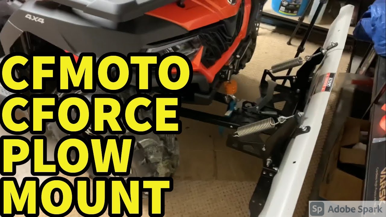 Installing Snow Plow Kolpin Switchblade on CFMOTO CForce ATV
