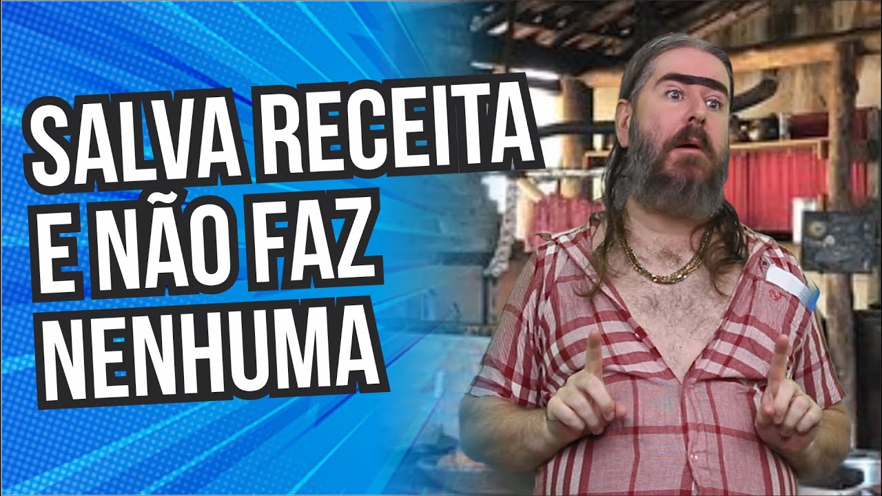 Salva Receita da Internet e Não Faz nenhuma! (HUMOR)