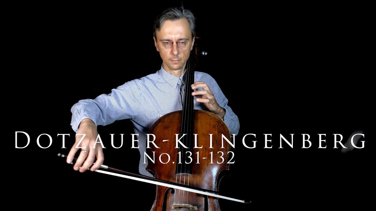 Dotzauer-Klingenberg Metodo para Violoncelo No.131-132 | Change of Position | Shifts