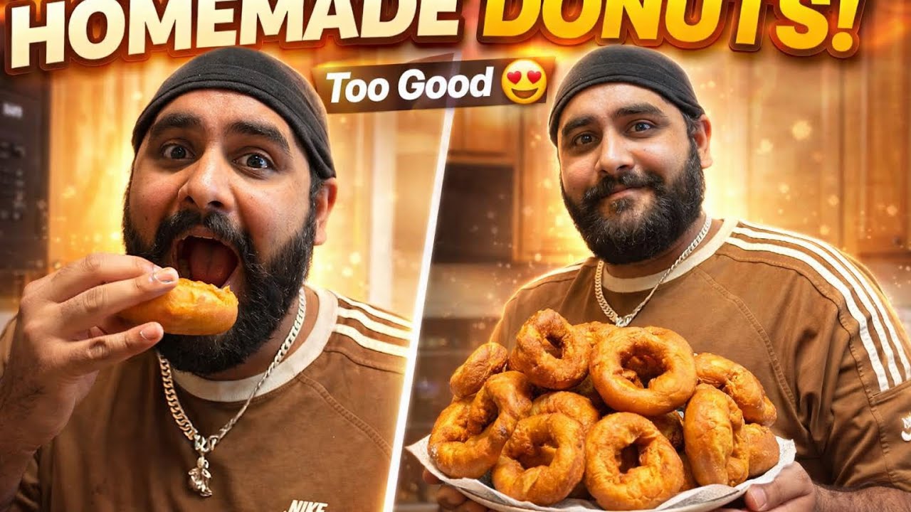 Make donut at home for the first time 🍩@AvikaYadavz