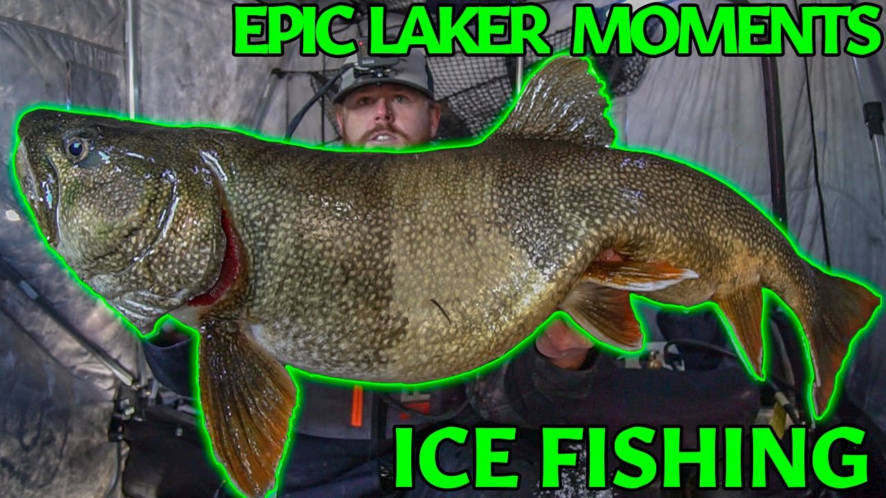 My most EPIC Lake Trout Ice Fishing Moments!
