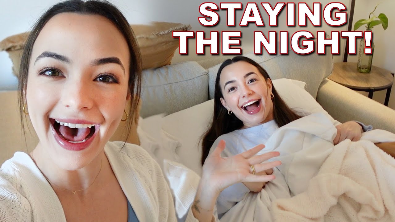 Spending the Night at My Twin Sisters New House! - Merrell Twins