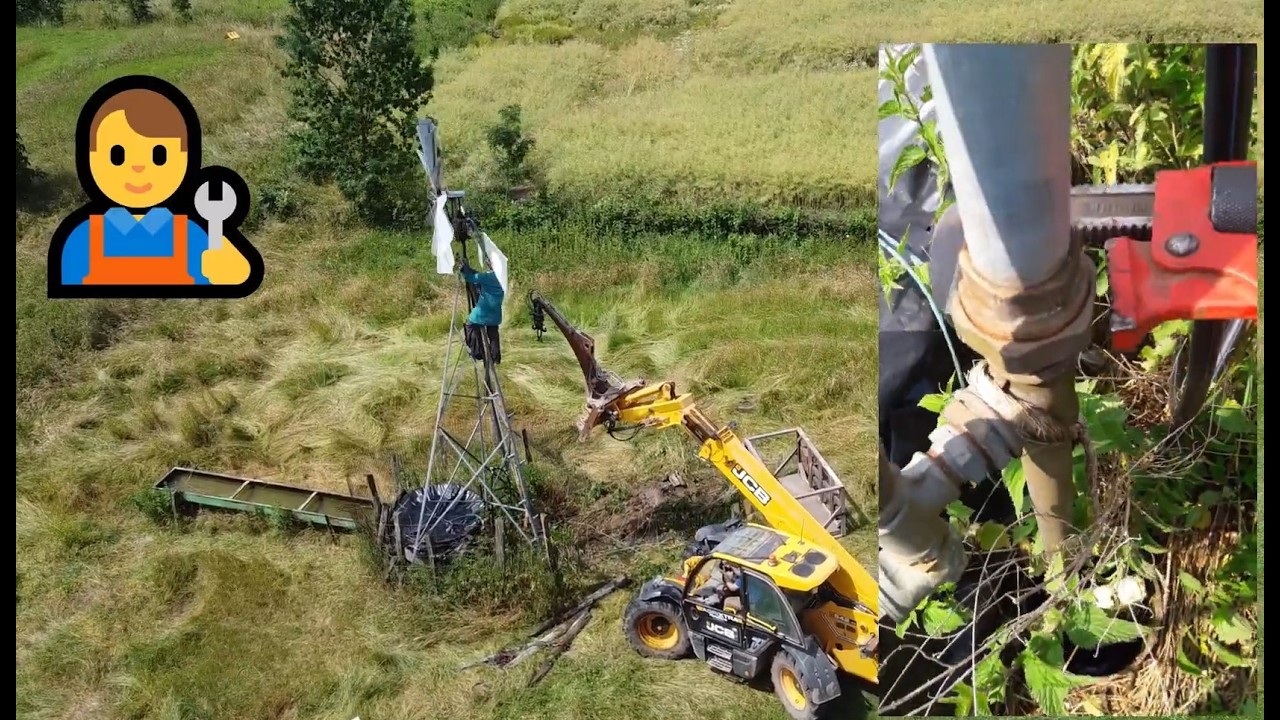 Ça couine! Maintenance de l'éolienne France INEOLE : Remplacement des roulements,  étape par étape.