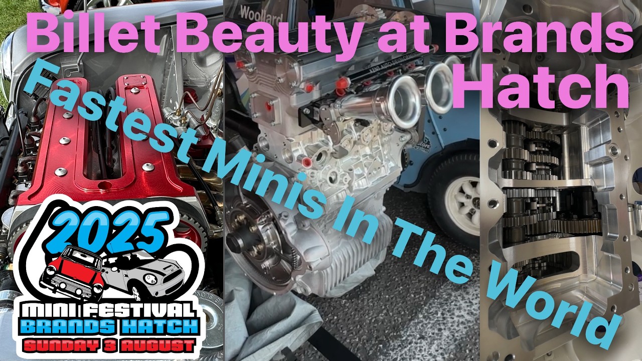 2025 Brands Hatch Mini Festival - Fastest Mini In The World Race - Classic Mini Racing