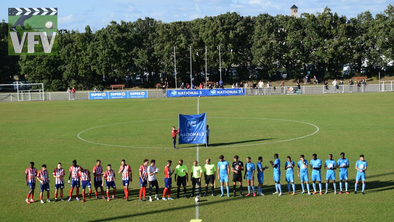 LES SABLES FCOC 1 à 1 SAINT NAZAIRE AF en National 3 D