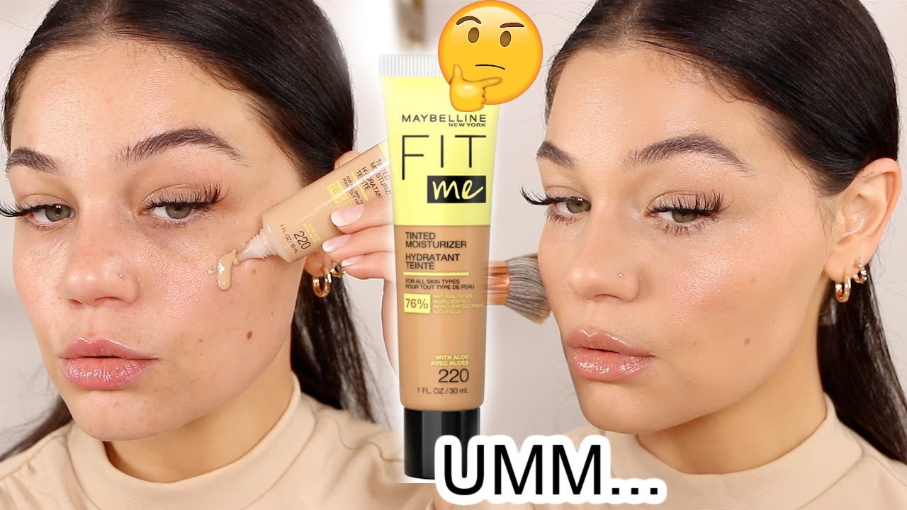 NEW MAYBELLINE FIT ME TINTED MOISTURIZER REVIEW... Hit Or Miss? | Blissfulbrii