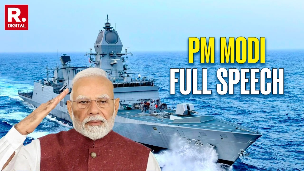 PM Modi Commissions INS Dunagiri, INS Sanshodhak & INS Agray in Historic Tri-Commissioning Ceremony