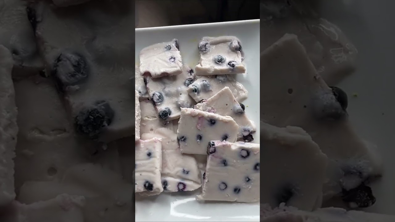 Creamy low-cal ice cream bars with high protein 