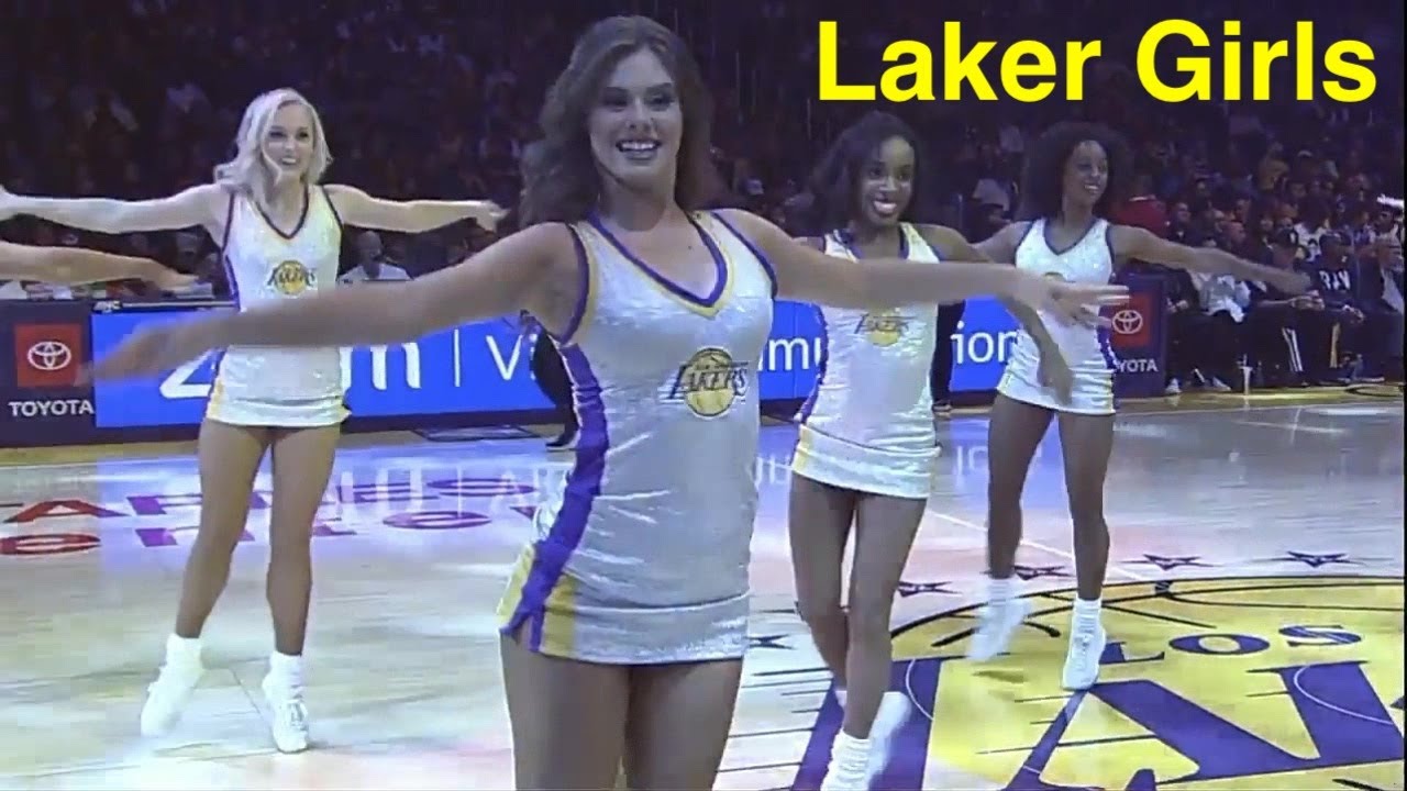Laker Girls (Los Angeles Lakers Dancers) - NBA Dancers - 12/8/2019 1st QTR dance performance