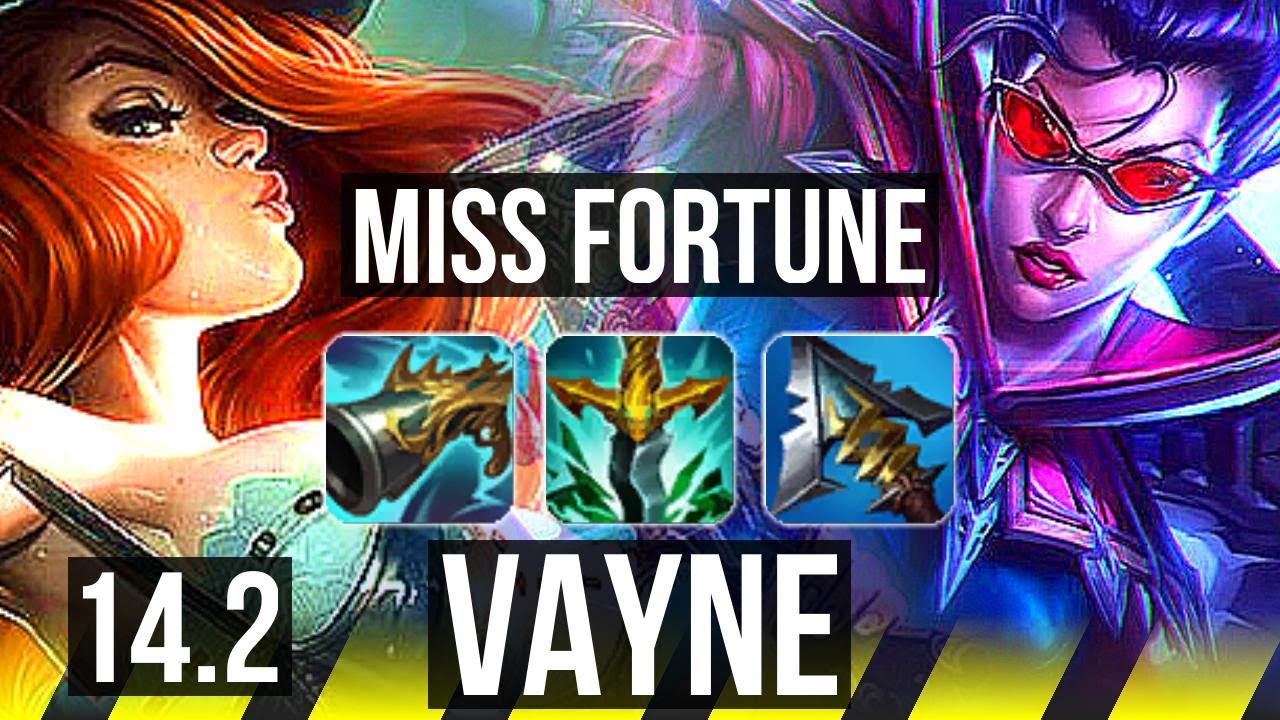 MF & Rakan vs VAYNE & Lulu (ADC) | Quadra, Godlike | TR Diamond | 14.2